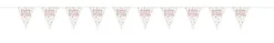 Flaggbanner - Happy Birthday - Rosegull