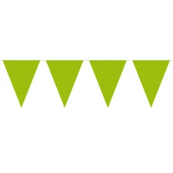 Flaggbanner - Limegrønn