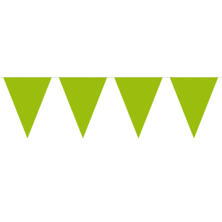 Flaggbanner - Limegrønn