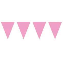 Flaggbanner - Lys Rosa