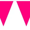 Flaggbanner - Magenta - Plast