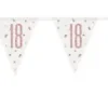 Flaggbanner - 18 År - Rosegull