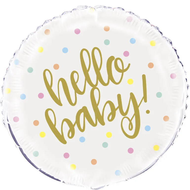 Folieballong - Baby Shower - Hello Baby