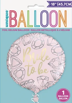 Folieballong - "Bride to Be" - Diamant