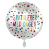 Folieballong - "Gratulerer Med Dagen"