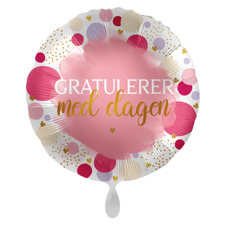 Folieballong - "Gratulerer Med Dagen"