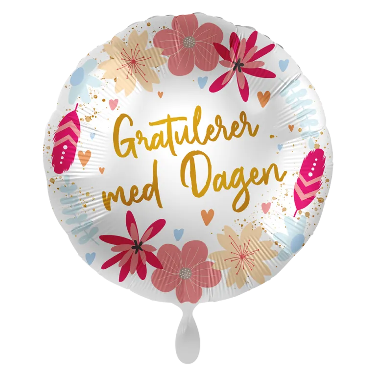Folieballong - "Gratulerer Med Dagen"