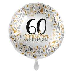 Folieballong - Gratulerer - 60 År