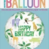 Folieballong - "Happy Birthday" - Safari