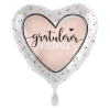 Folieballong Hjerte - Gratulerer