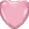 Folieballong Hjerte Premium - Lys Rosa