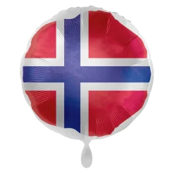 Folieballong - Norsk Flagg - Norge