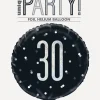 Folieballong - 30 År Sort