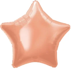 Folieballong - Stjerne - Rose Gold