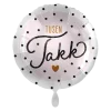 Folieballong - "Tusen Takk" - Prikker
