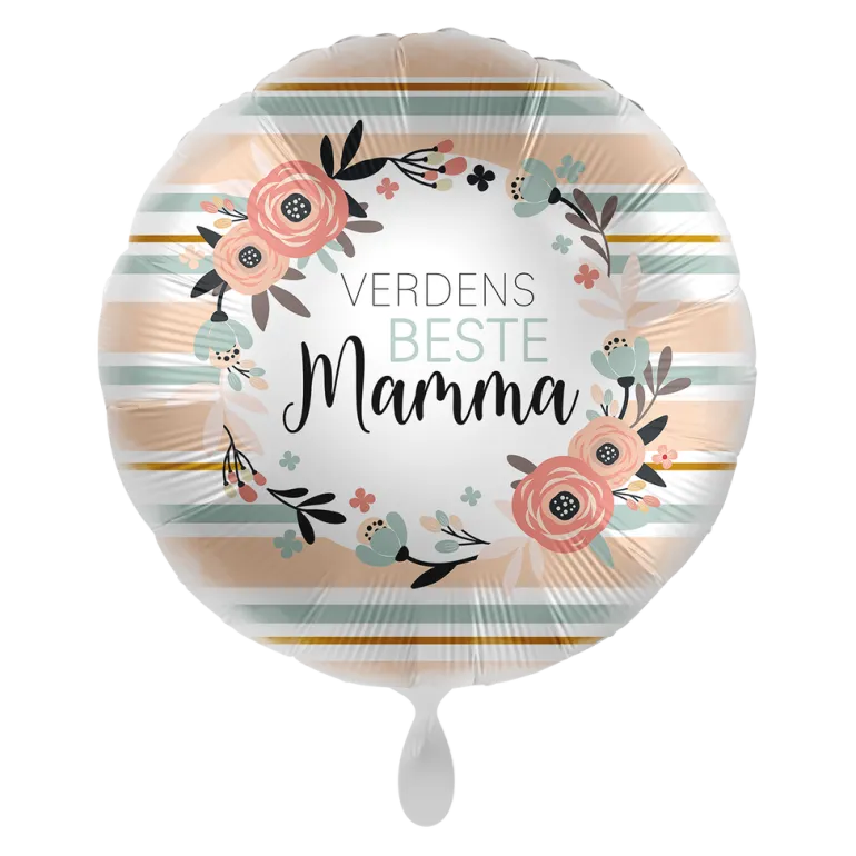 Folieballong - "Verdens Beste Mamma"