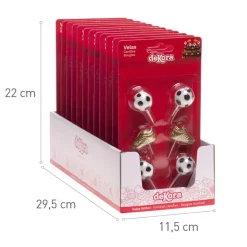 Fotball og fotballsko - kakelys