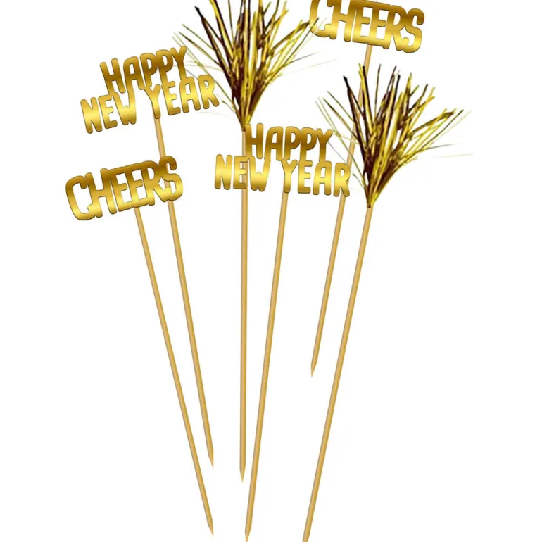 Glassdekorsett - Black & Goldt HNY