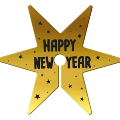 Glassdekorsett - Black & Goldt HNY