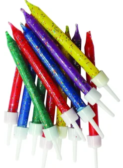 12 Glitter Kakelys Multi-Farget