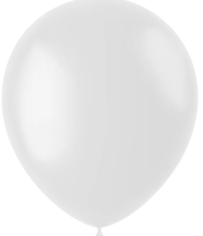 Gummiballonger - Coconut White Matt