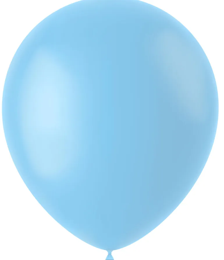 Gummiballonger - Powder Blue Matt