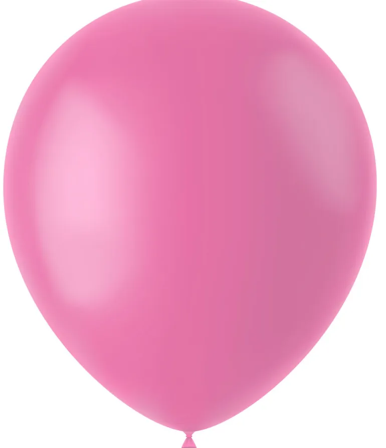 Gummiballonger - Rosey Pink Matt
