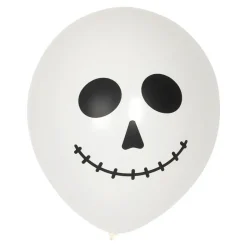 Halloween ballonger - Hvit/oransje