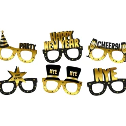 Happy New Year - Black & Gold HNY