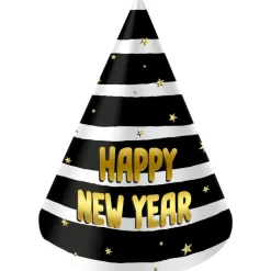 Happy New Year - Black & Gold HNY