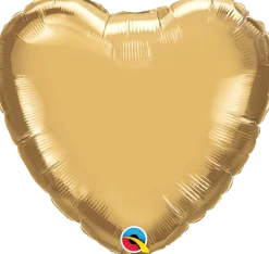 18H Chrome Gold – Hjerte (Pakket)