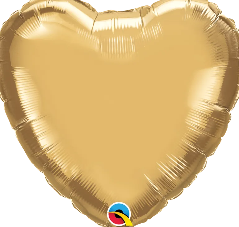 18H Chrome Gold – Hjerte (Pakket)