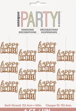 Hengende dekorasjon - "Happy Birthday"
