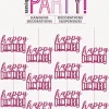 Hengende Dekorasjon - "Happy Birthday"