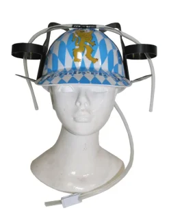 Hjelm, Ølholder - Oktoberfest - Hvit