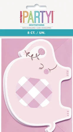 Invitasjoner - Babyshower Umbrellaphants