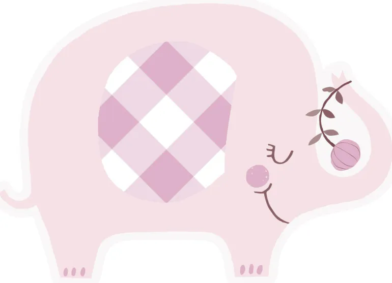 Invitasjoner - Babyshower Umbrellaphants