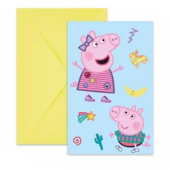 Invitasjoner - Peppa Gris Messy