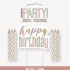 Kakelys - "Happy Birthday" - Rosegull