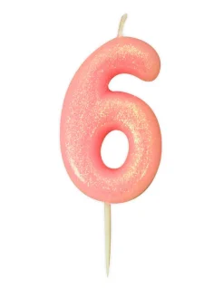 Kakelys - Nummer 6 - Glitter Rosa