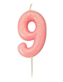 Kakelys - Nummer 9 - Glitter Rosa