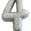 Kakelys - Nummer 4 - Glitter Sølv