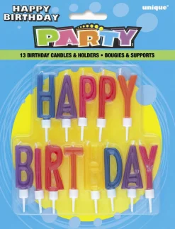Kakelys og Holdere - "Happy Birthday"