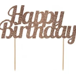 Kaketopp - "Happy Birthday" - Rosegull