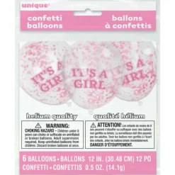 Konfettiballonger - Baby Shower Girl