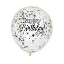 Konfettiballonger - Bursdag - Glitter