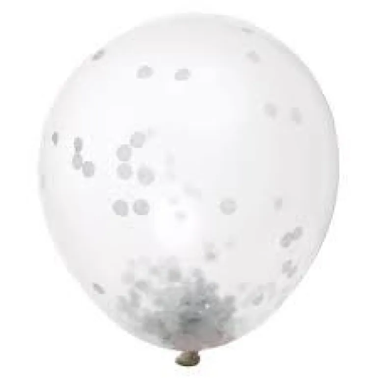 Konfettiballonger - Sølv