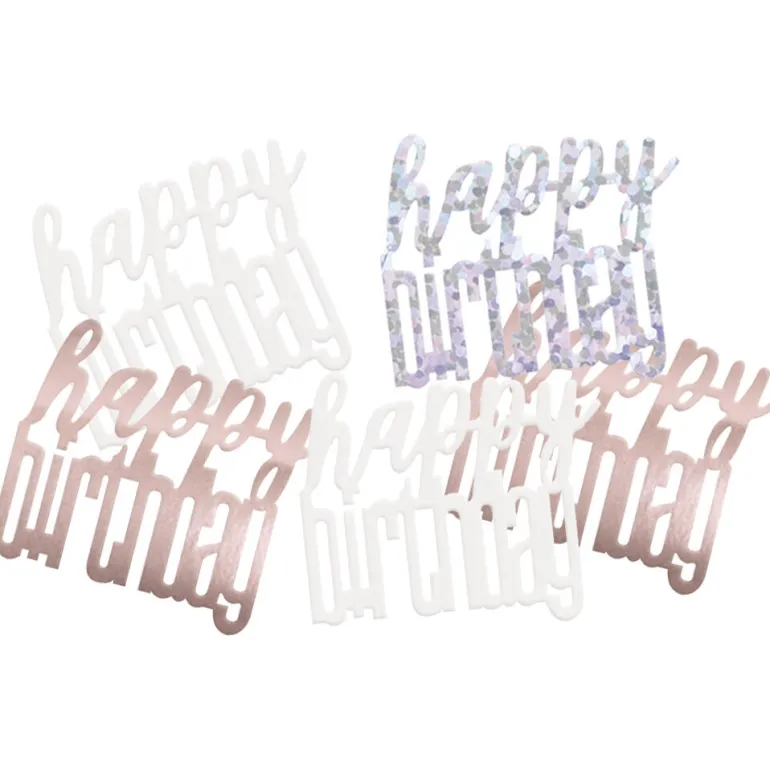 Konfetti - "Happy Birthday" - Rosegull
