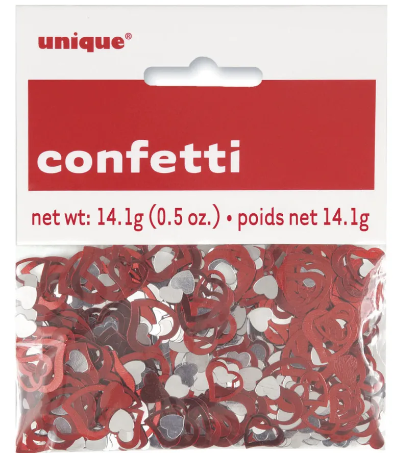 Konfetti - Hjerter