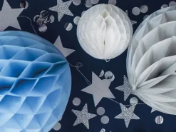 Konfetti - Rund - Sølv